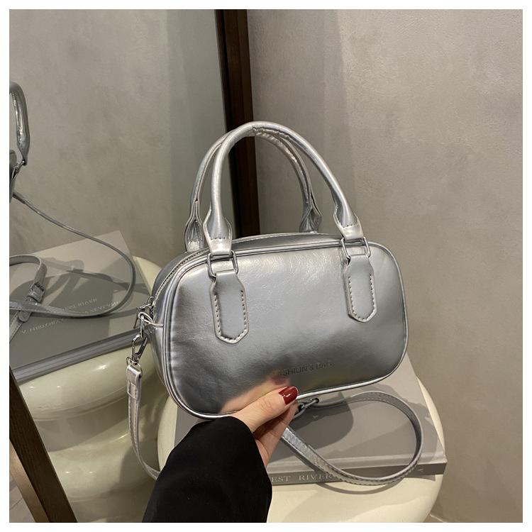 Neue Sommer Mode Einfache Damen Quadratische Tasche Perlen Schleife Umhängetasche Crossbody Tasche