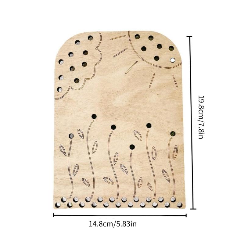 Flower Leaf Collector Board Handcrafts Wood Flower Arrangement Support Table Display for Indoor Use Valentines Gift