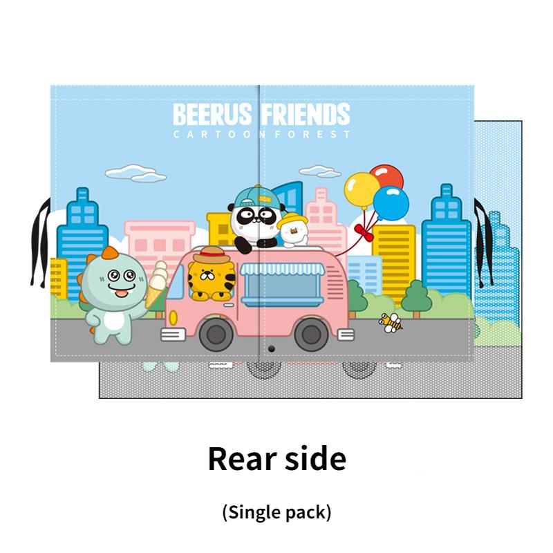 Multiple Patterns Cute Cartoon Car Side Window Sun Shade Magnetic Windshield Sunshade Foldable Rear Side Auto Window Cover Kids
