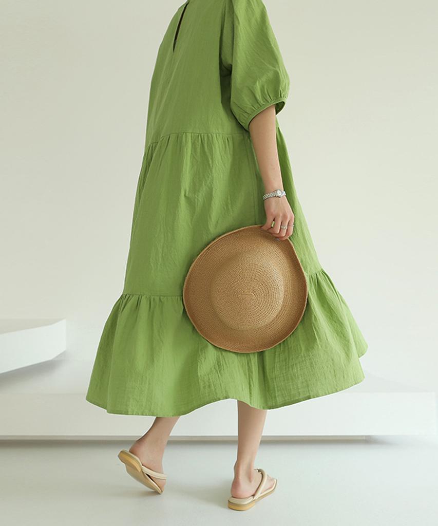 Ppaeppae Cotton Maxi Long Dress
