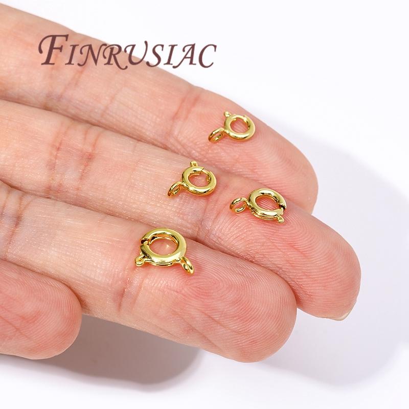 18K Gold Plated Lobster Clasps For Bracelets,Spring Clasps For Jewelry,DIY Jewelry Making Supplies,Connectors Clasp Accessories