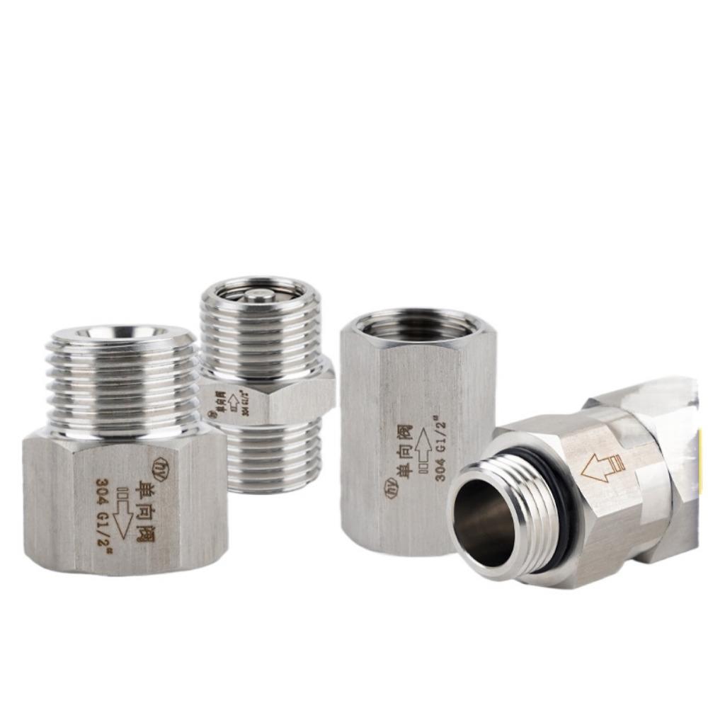 3000 PSI 240C G 1/8" 1/4" 3/8" 1/2" BSPP Female Male 304 Stainless Steel Non-return One Way Check Valve Water Gas Oil