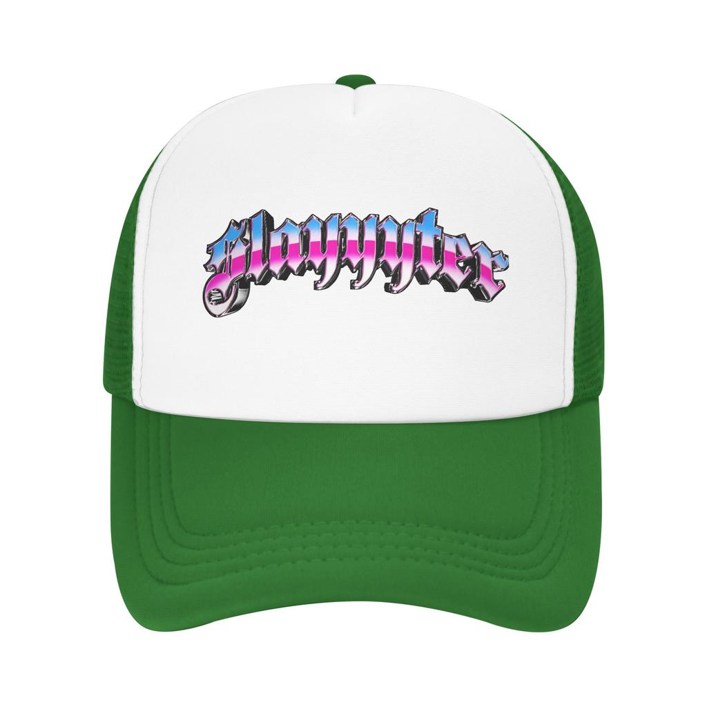 Slayyters Graphic Slay Mesh Sun Hats Unisex Print Hip Hop Hats Summer Casual Outdoor Gym Snapback Cap