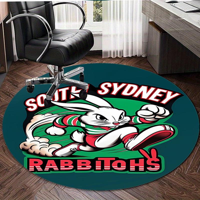 1pc Football Team (16) Design Printed Area Round Carpet for Bedroom Living Room Home Decor Rugs Mat Non Slip Mat Rug for Bedside