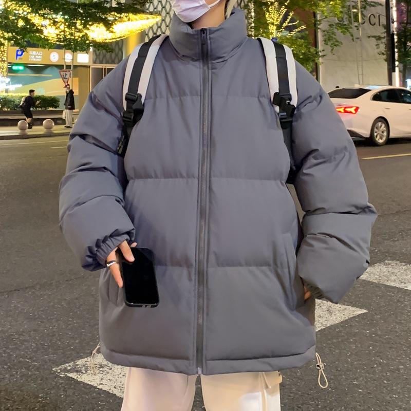 New Autumn and Winter Leisure Sports Versatile Men and Women Couple Cotton Clothes Fake Two Hooded Thickened Warm Cotton Coat