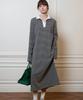 Dyuidyui Pique Stripe Dress (2 Colors)