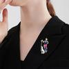 Multipurpose Fun Sophisticated Walking Girl Brooch Elegant Designs Portable Fashion Accessory for Performers Daily Outfits