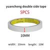 10M White Double Sided Tape Ultra-thin High-adhesive Super Strong Hand Tearable Tape 5-40mm Wide for Crafting And PackagingPinstriping Tape 3