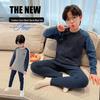 Jungen 2025 Deutscher Samt Pyjama Set – Warme Winter-/Herbst-PJs für große Kinder