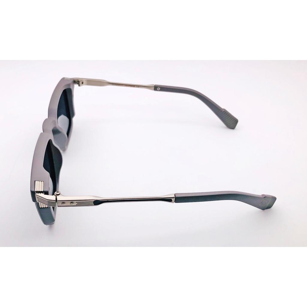 RSINC Unisex Designer Sonnenbrille UV-Schutz Vintage Quadratisch Grau Grau KH-2310 B0DKT5N5KK