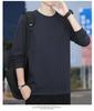 Woodpecker Men's 2025 Hoodie: Breathable Plus Velvet Round Neck Pullover, Long Sleeve, Spring/Autumn Style