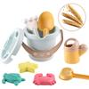 Sea Creatures Sand Beach Toy Set Toys Kids Sandbox Toys Toddlers Sand Toys Beach Tool Kit Bucket Watering Shovel Travel Outdoor
