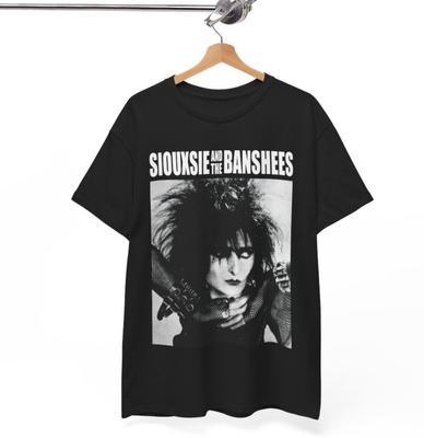 SIOUXSIE AND THE BANSHEES Rock Band Unisex Black T-shirt Size S-5XL Unisex T-Shirt