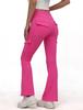 European & American High-Waisted Wide-Leg Cargo Yoga Pants - Flare & Hip-Lifting Design