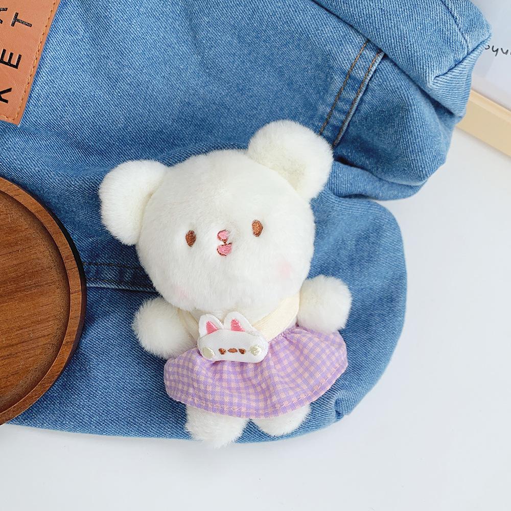 

Милые и симпатичные мультяшные плюшевые куклы медведь и зайчик для рюкзаков для детей