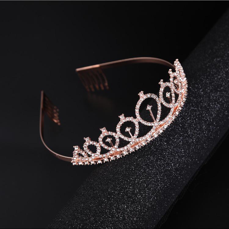 New digital birthday crown headband live party crown princess tiara crown