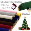 1/2/3 Roll Self-Adhesive Velvet Flock Liner 45x148cm, Multi-Color Contact Paper for Jewelry Box Lining, Drawer & Craft Projects