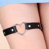 Women'S Black Sexy Fashion Gothic Harness Leg Loop Valentine'S Day Gift Women'S Sexy Leather Leg Harness Lingerie Accessories