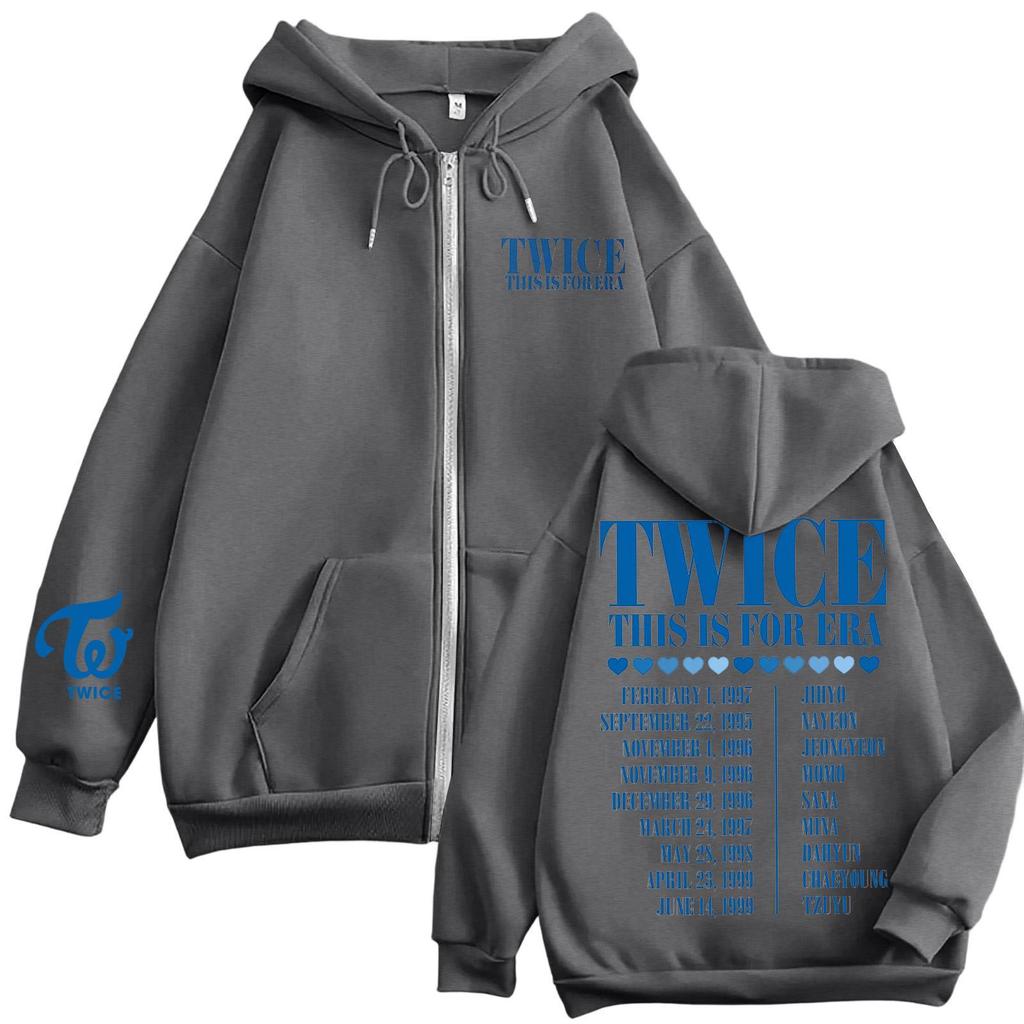 Damen Casual Mode Bedrucktes Langarm-Kapuzensweatshirt mit Reißverschluss