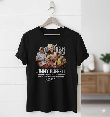 Jimmy Buffett Memorial T-Shirt 1946–2023 Thank You For The Memories Tee - T537