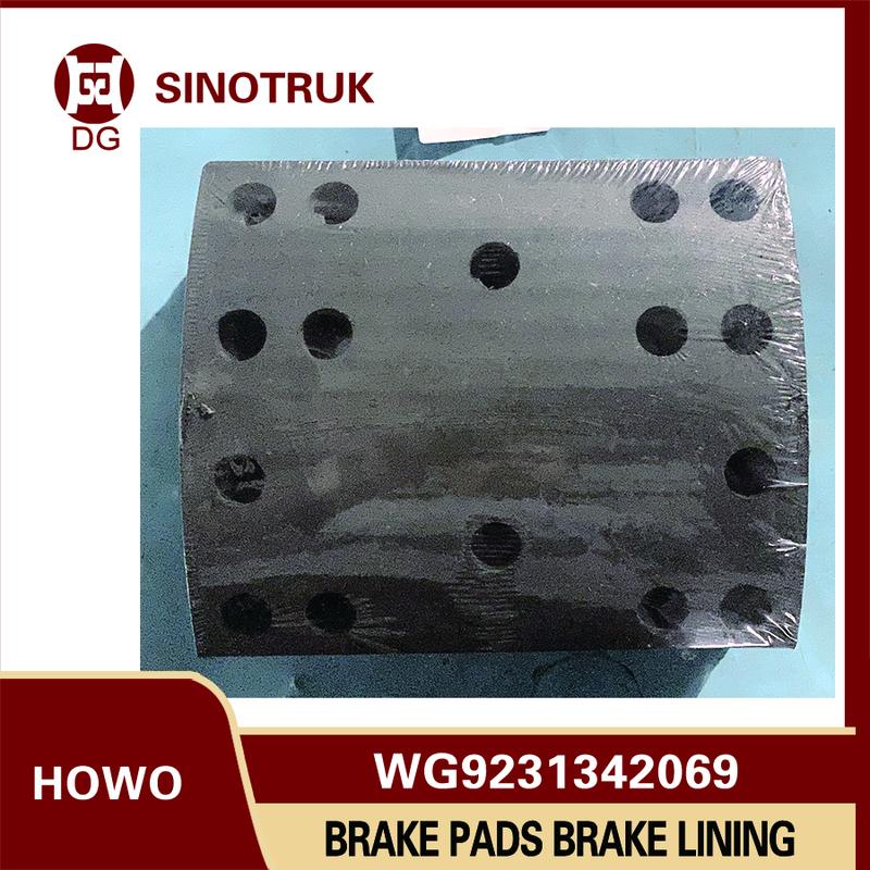 Howo Truck Brake Pad Wg9231342069 Brake Lining Truck Parts Sinotruk HOWO Brake Lining 2025