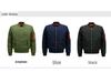Men's Cross-Border Stand-up Collar Cotton MA01 Pilot Baseball Jacket, Plus Size, Autumn/Winter Casual Coat