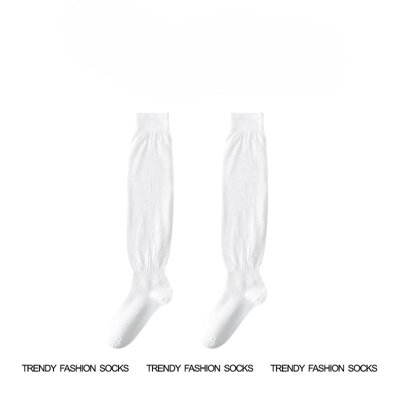 

Calf Socks, Antibacterial and Deodorizing, Pile of Socks for Women, Breathable, High Elasticity, Sweet Mid-calf for Women In Spring and Summer 1 pair белый