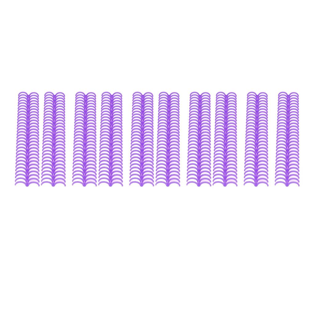 10PCS Plastic Binding Spines 19mm 30 s Comb Compatible with B5 Paper Size 150 Sheets Capacity