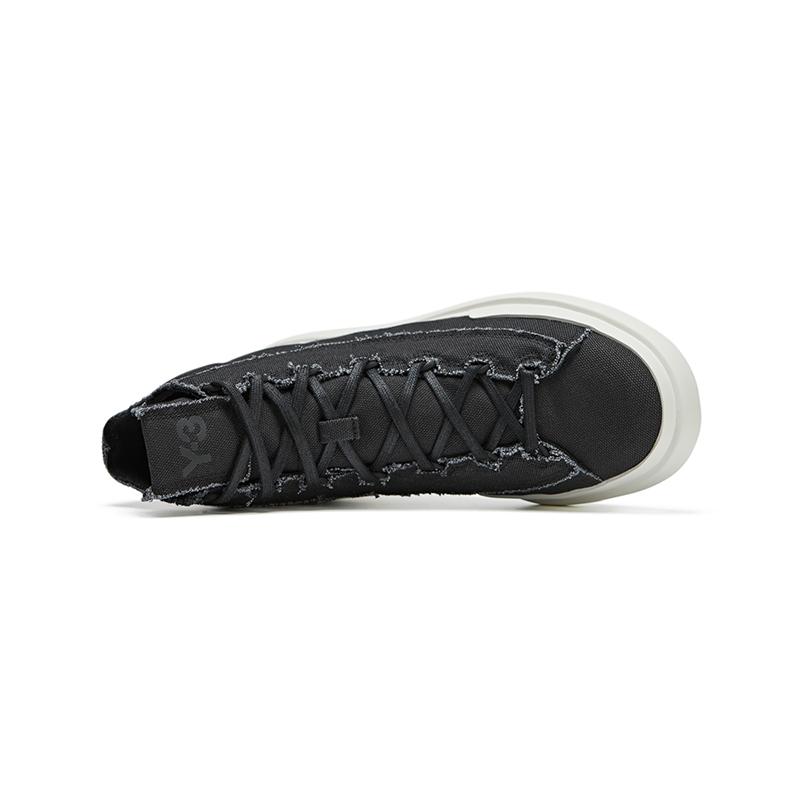 Adidas Y-3 Nizza High Black Off White Unisex Sneakers ID1459