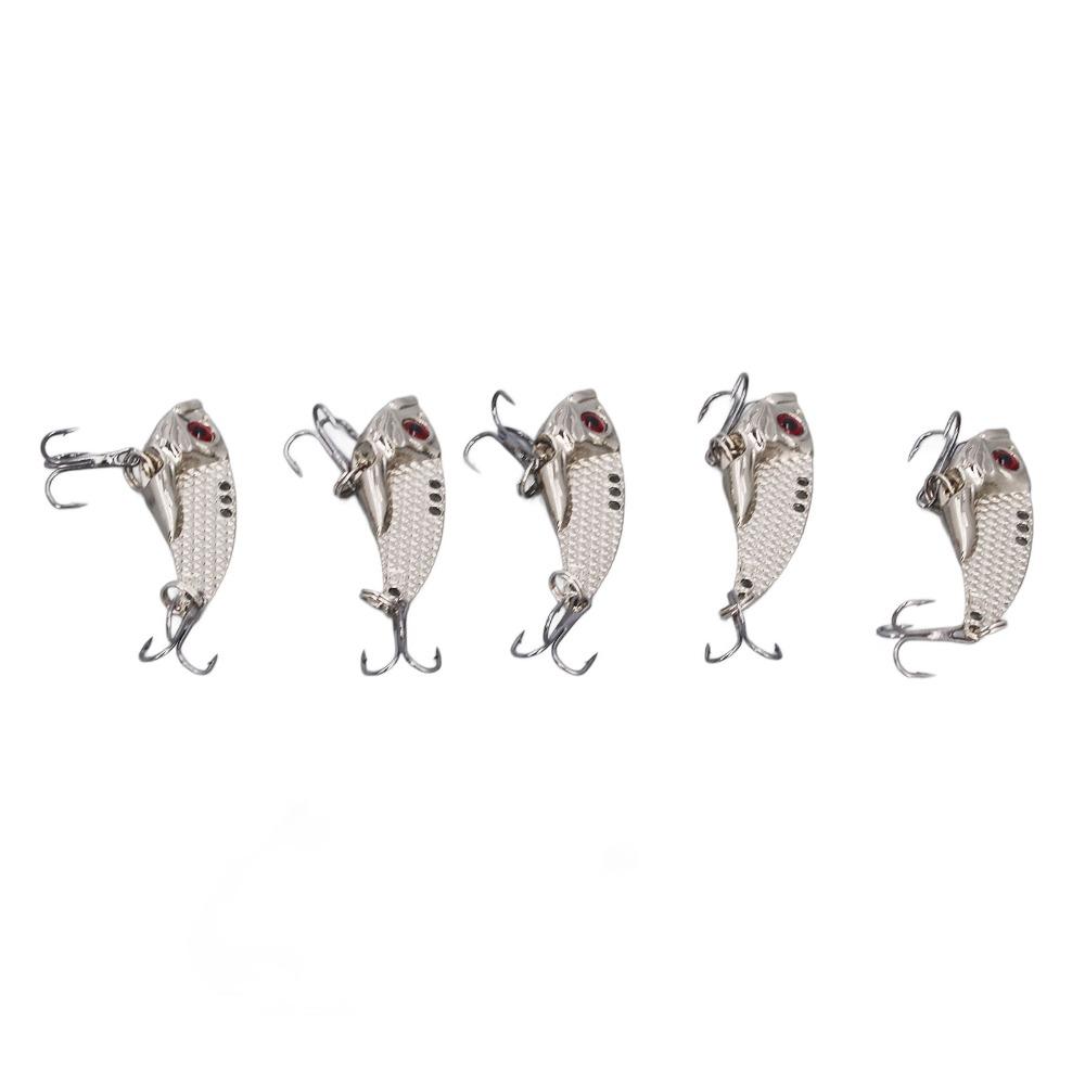 5PCS Metal Swimbaits Crankbaits 3.5g 7g 15g Fishing Lures Durable Fishing Blade Lure  For Walleye