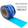 Steel Shield PE Blue Wheel Protection Film