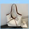 Cotton Linen Tote Bag For Women Large Capacity Fashionable Casual Daily Use