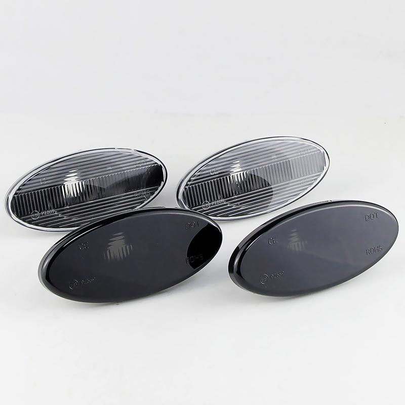 2PCS For Renault Master MK3 Van 2011-2021 Car Turn Signal Side Fender Marker Light Lamp Cover Shell Housing Left&Right For Opel