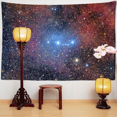 Star Cluster Planet Night Sky Astronomy Universe Landscape Tapestry Wall Hanging Mystical Witchcraft Psychedelic Home Decor