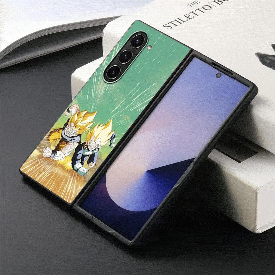 

Dragon Ball Cool Vegeta Back Phone Cover Case for Samsung Galaxy Z Fold 7 6 5 4 3 ZFold5 ZFold3 ZFold6 ZFold7 ZFold4 Galaxy Z Fold7