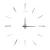 (SU)Frameless DIY Wall Clock Acrylic Mirror Wall Clock Decor Sticker Digital Clock Home DIY Clock Kit 50cm