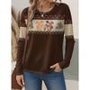 Autumn Women's 3D Squirrel Print Crew Neck T-Shirt