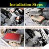 Replacement Panel Sport Air Filter for Mitsubishi Pajero 3 4 Shogun Montero V6 2000-2017 Washable High Flow Air Filter