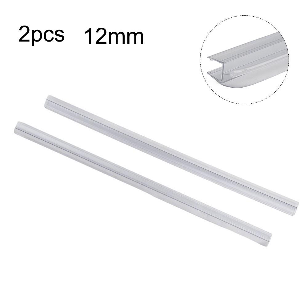 Sello de Ducha de 50 cm 6/8/10/12 mm Para Puerta de Cristal de Baño Tira de Goma Tira Selladora