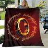 L-Lord of the Rings Printed blanket Flannel Warm Blanket Soft Comfortable Blanket Home Travel Blanket bed linings Birthday Gift