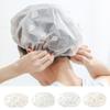 Cosmetic Cap Waterproof Shower Caps Double Layer Design Double Drying Hair Cap Bath Hair Cap  Adult