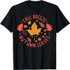 Fall Breeze Autumn Leaves Cute Maple Leaf for Women Girls T-Shirt