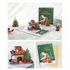3D Christmas Fireplace Greeting Card Pop-Up Holiday Card for Festive Wishes Cozy Holiday Home Decoration