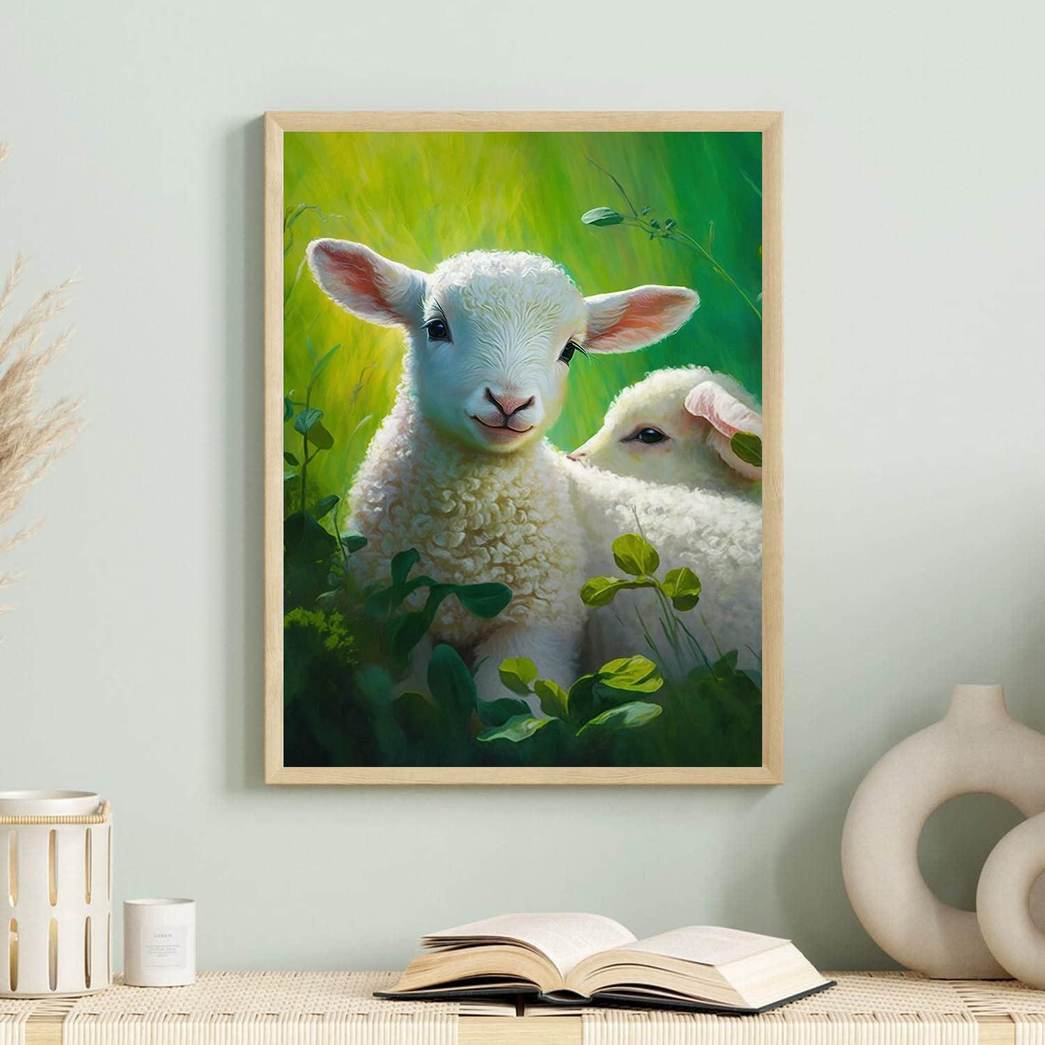 

5D DIY Алмазная картина Милые маленькие животные Алмазная вышивка Набор крестиков Полный горный хрусталь Мозаика Украшение дома Round 40x50cm