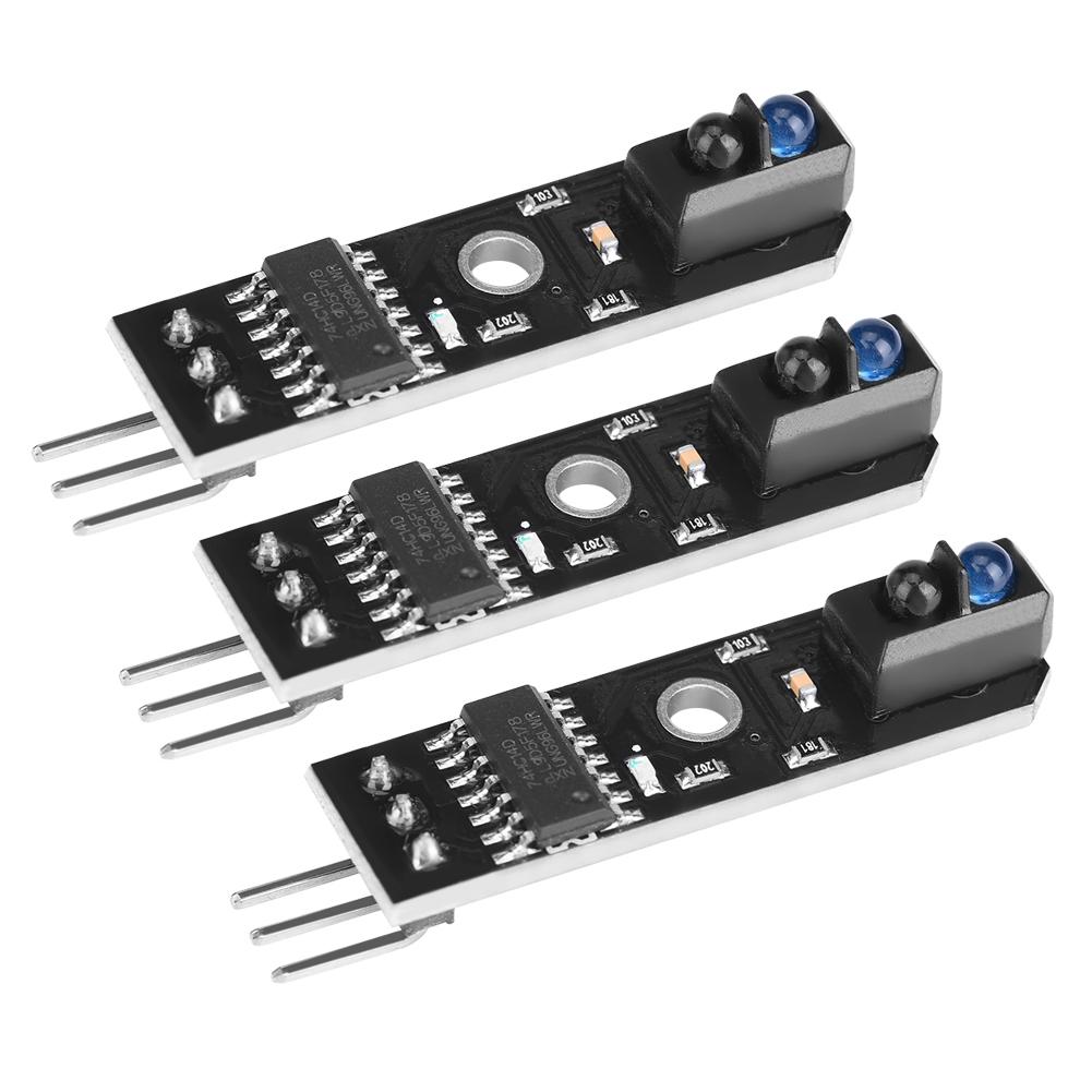 

3pcs 1channel Infrared Reflection Tracking Sensor Module Smart Car BlackWhite Line Detection