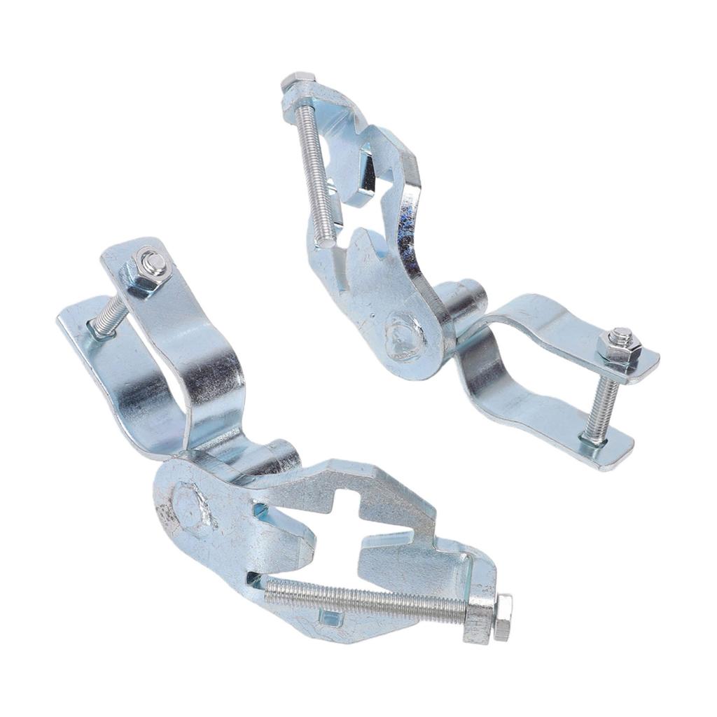 2 Sets T Post Gate Hinge Galvanized Iron 1 3 8 Inch Chain Link Fence Gate Hinge for Farm Garden Yard