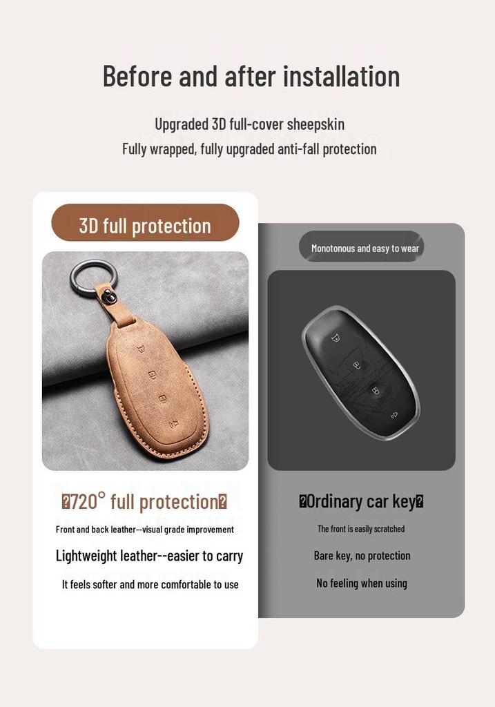 Compatible Buick Key Cover for 26 Models: Zhi Jing L7, Aivia, Zun Xiang Edition, She Xiang Edition, She Xiang Xiao Yao, Zhi Xing Edition.