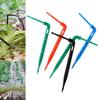 3/5mm Schlauch Topf-Tropfbewässerungssystem Gebogene Tropfpfeile Garten Gewächshaus Gespießte Bewässerungstropfer Schwarz/Blau/Grün/Rot 100 Stück