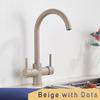 Filtered Pure Drinking Water Kitchen Sink Faucet Single Hole Double Handle Rotatable Hot and Cold Water Kitchen Sink Faucet
