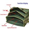 Four-Layer Extra Thick Canvas Tool Bag - Large Capacity, Multi-Function for Electricians and Carpenters.